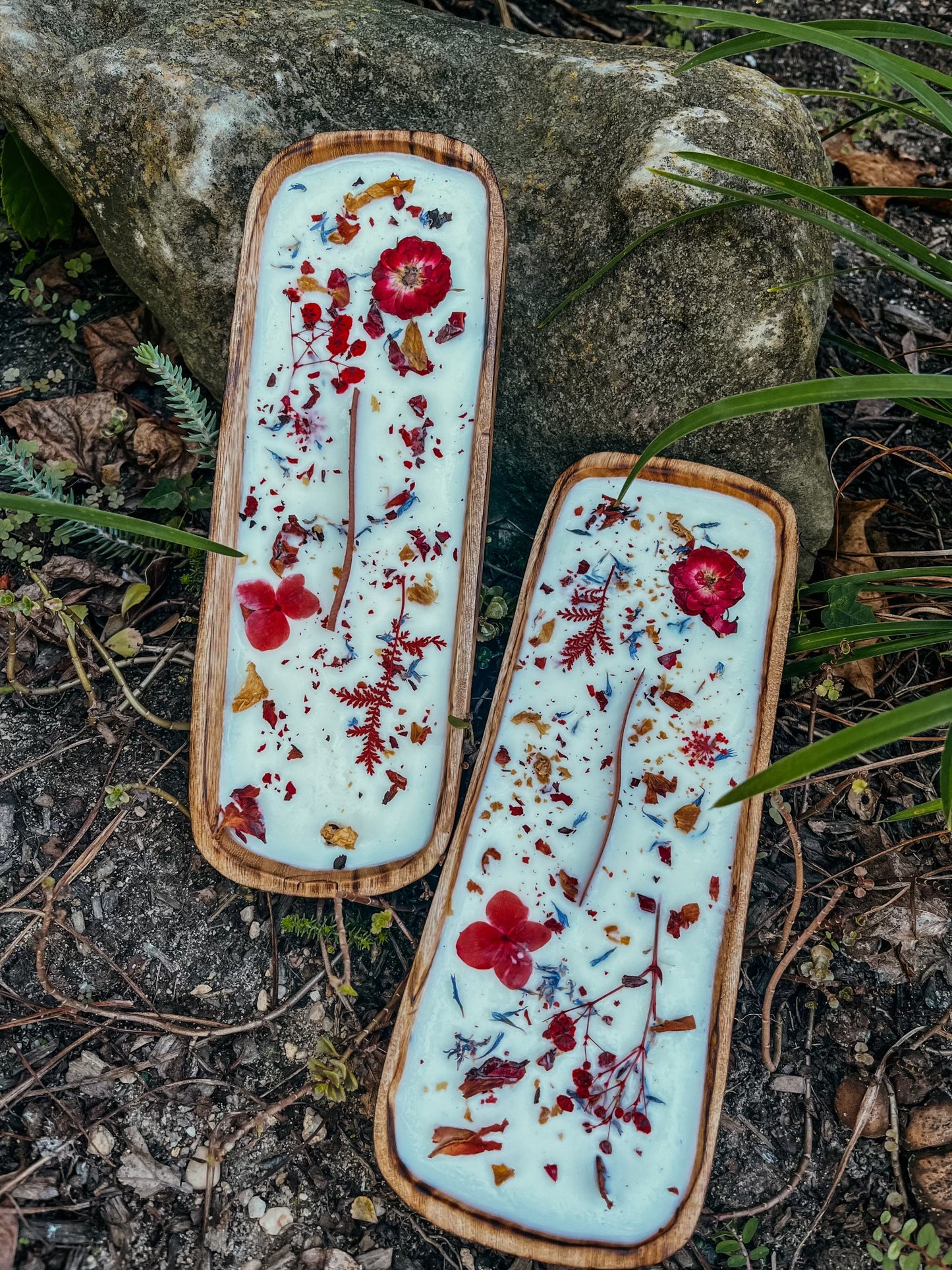 Floral Woodwick Candle Log (11 inch)