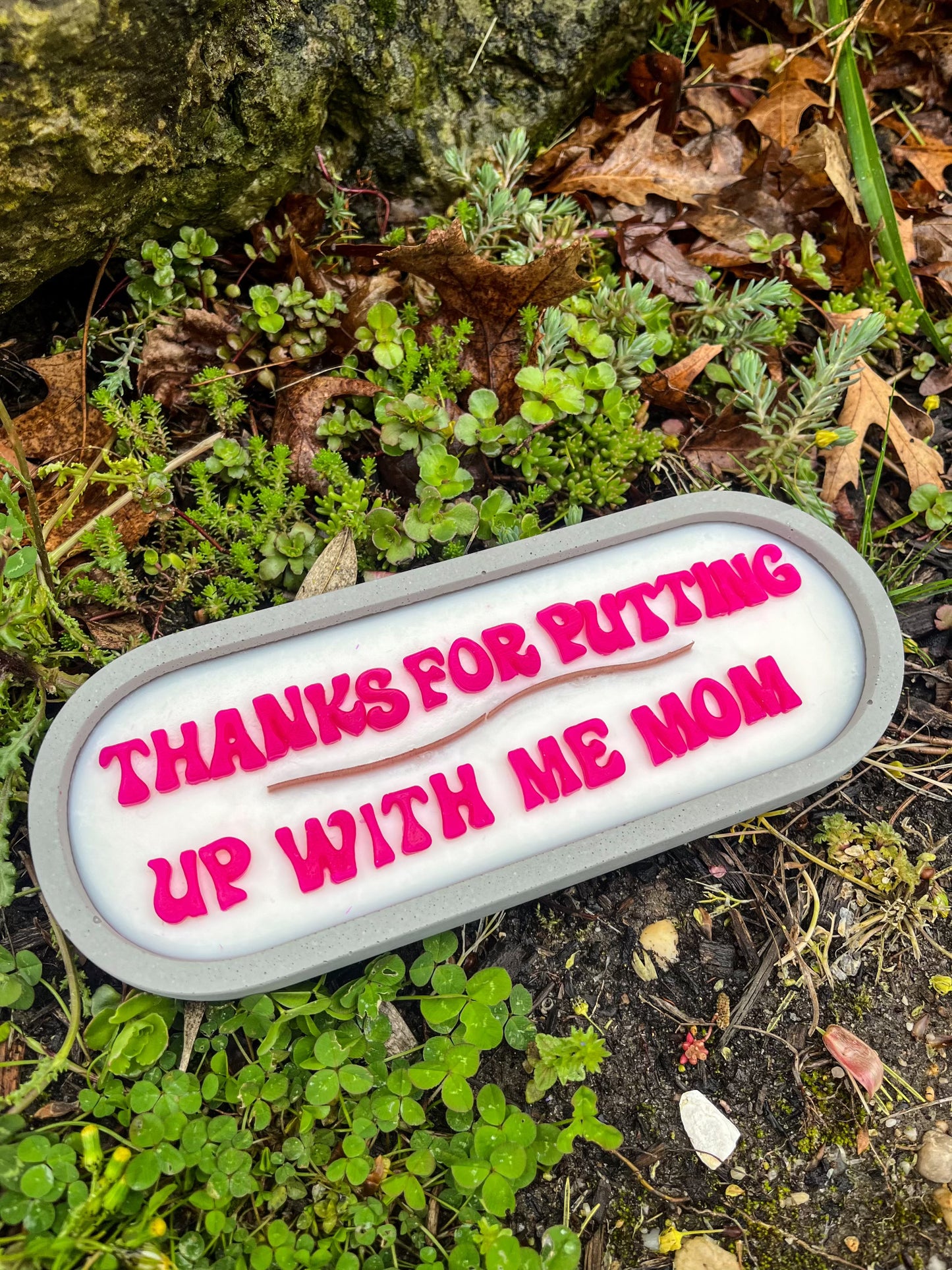 Personalized Long Woodwick Candle