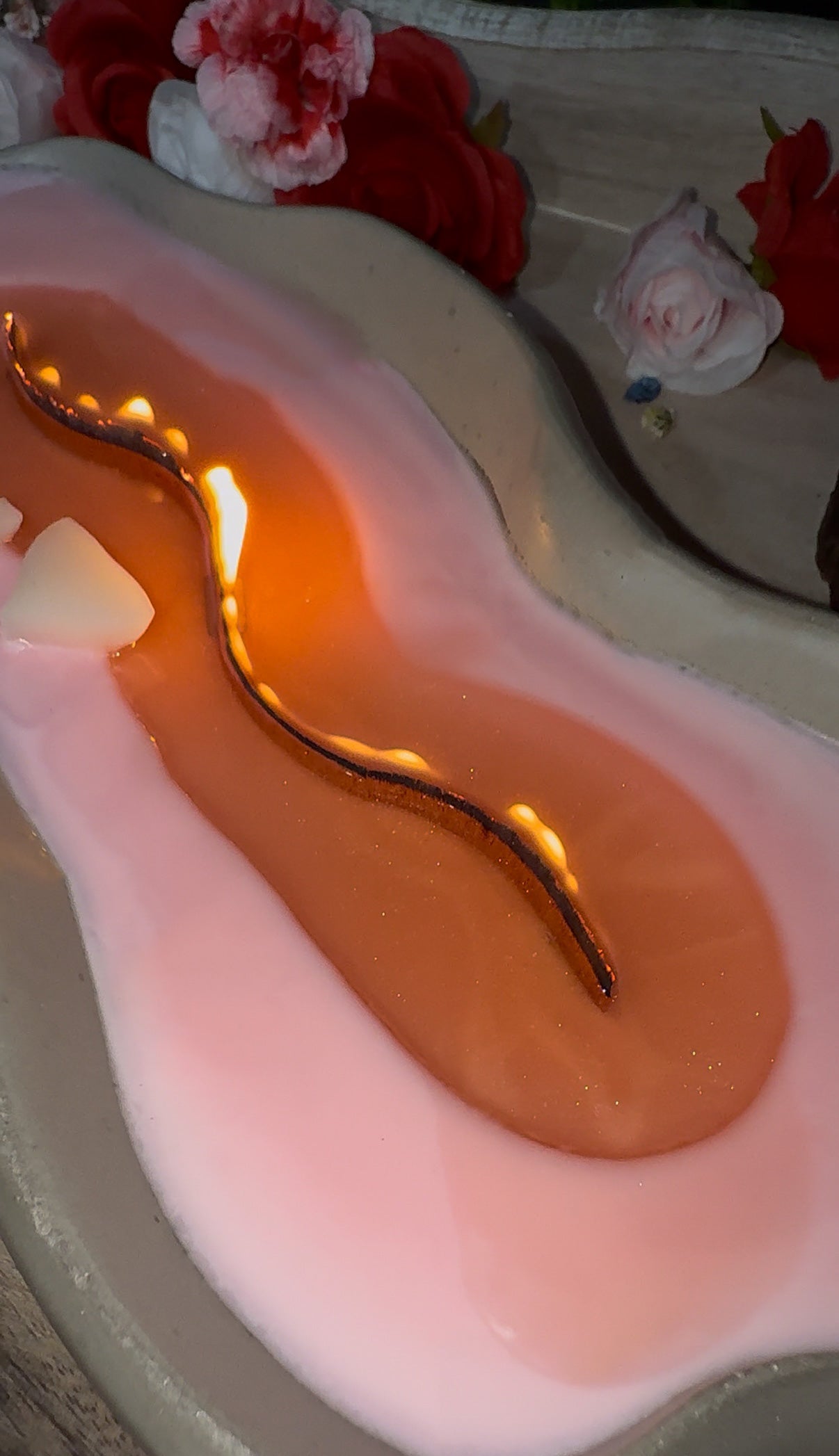 Mothers Day Long Woodwick Ceramic Candle