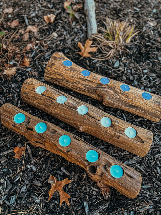 Natural Tea Light Candle Log