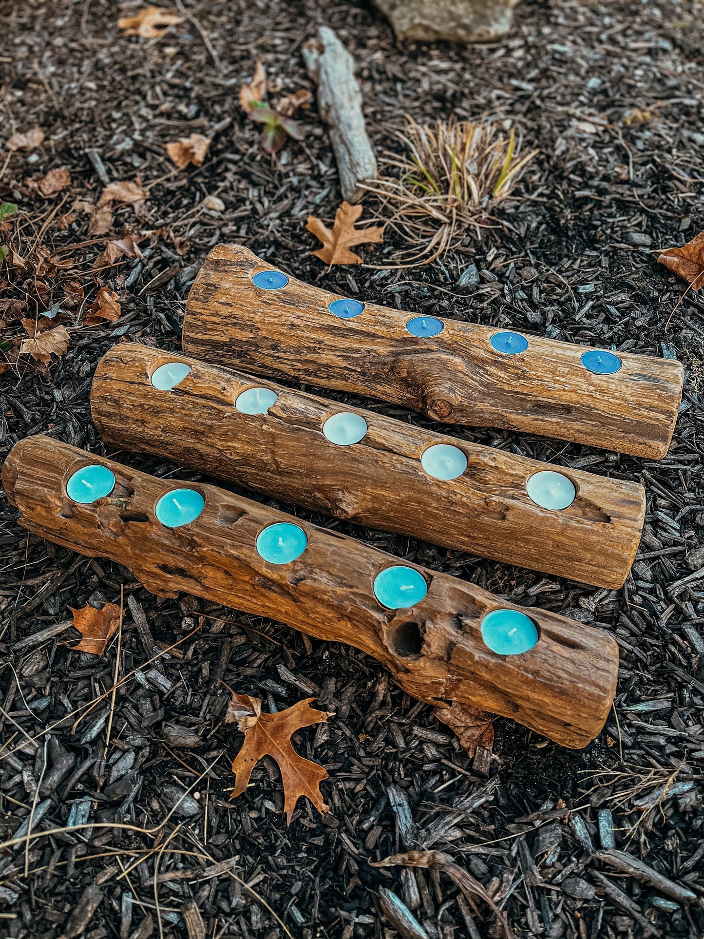 Natural Tea Light Candle Log