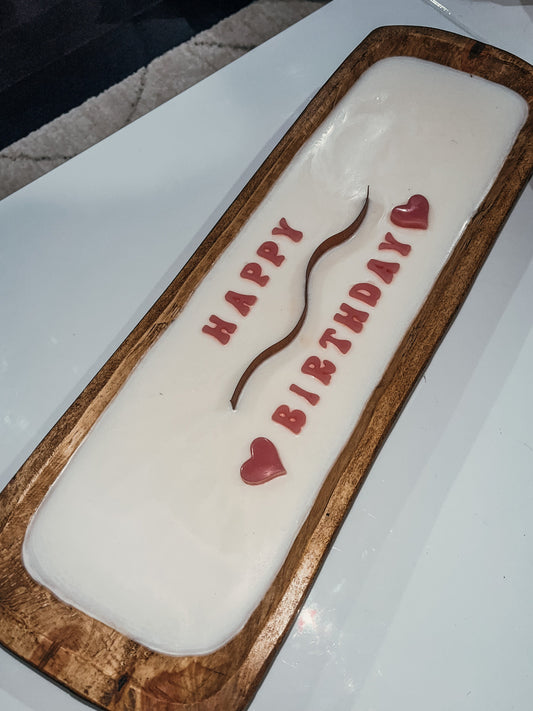 Personalized Woodwick Candle Log (18 inch)