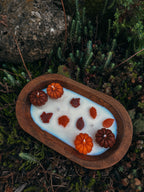 Fall dough bowl candle