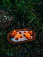 Fall dough bowl candle