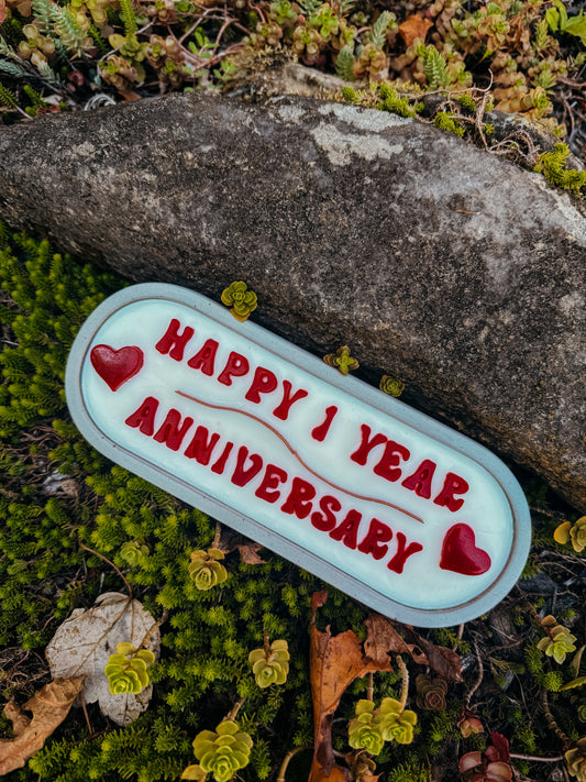 Personalized Long Woodwick Candle