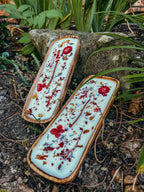 Square Edged Floral Woodwick Candle Log