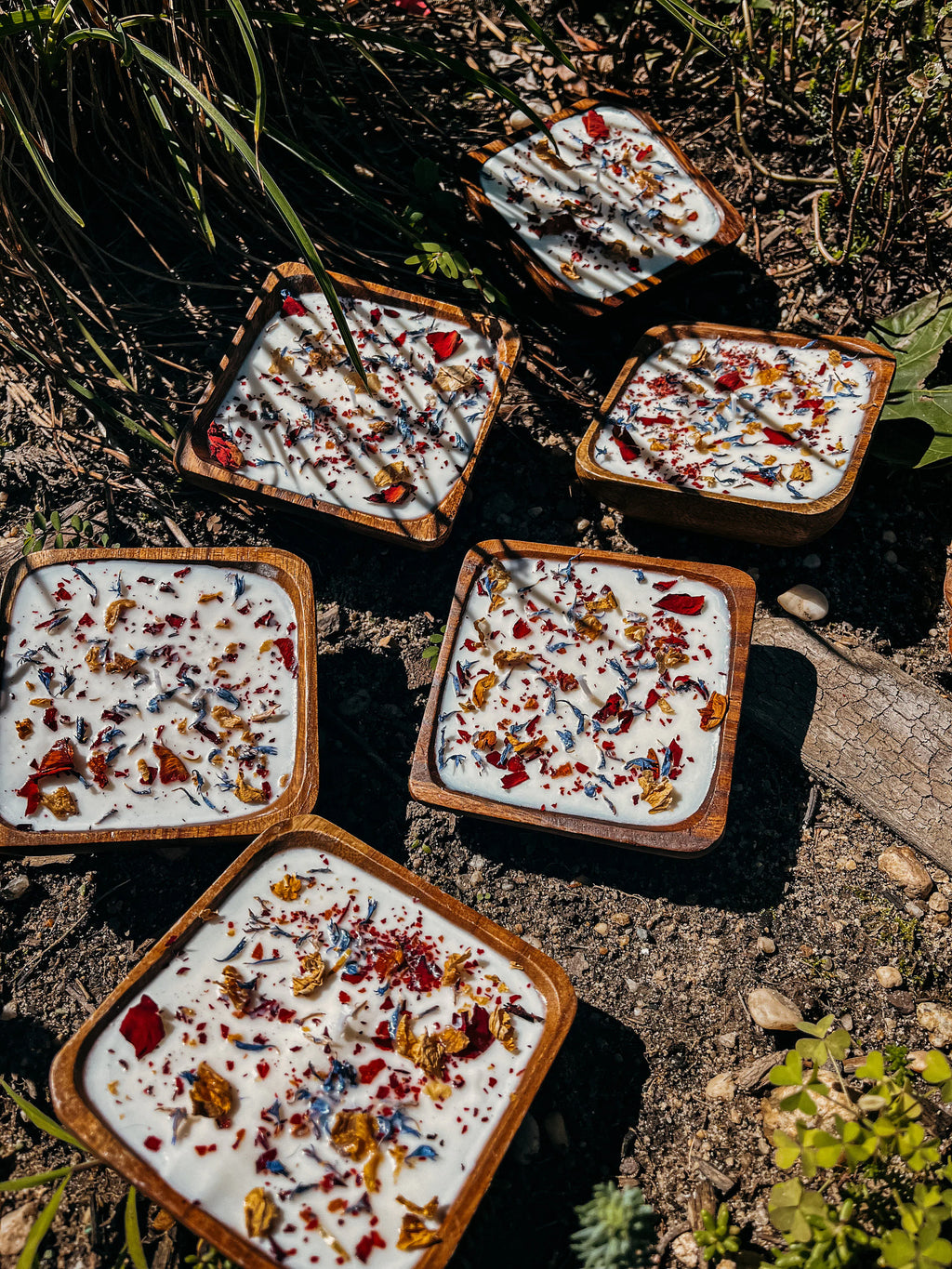 Floral Tea Light Candle