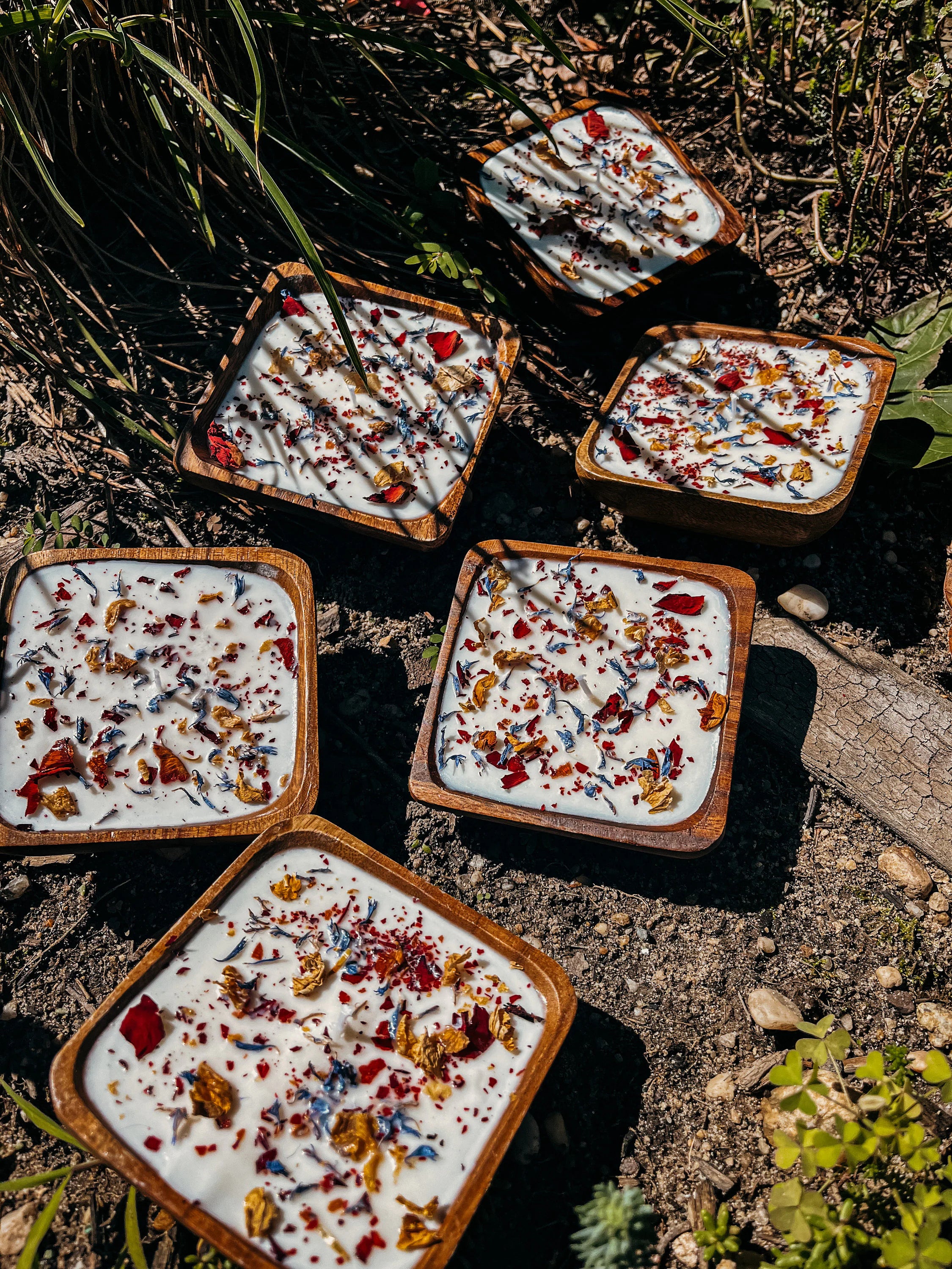 Floral Tea Light Candle