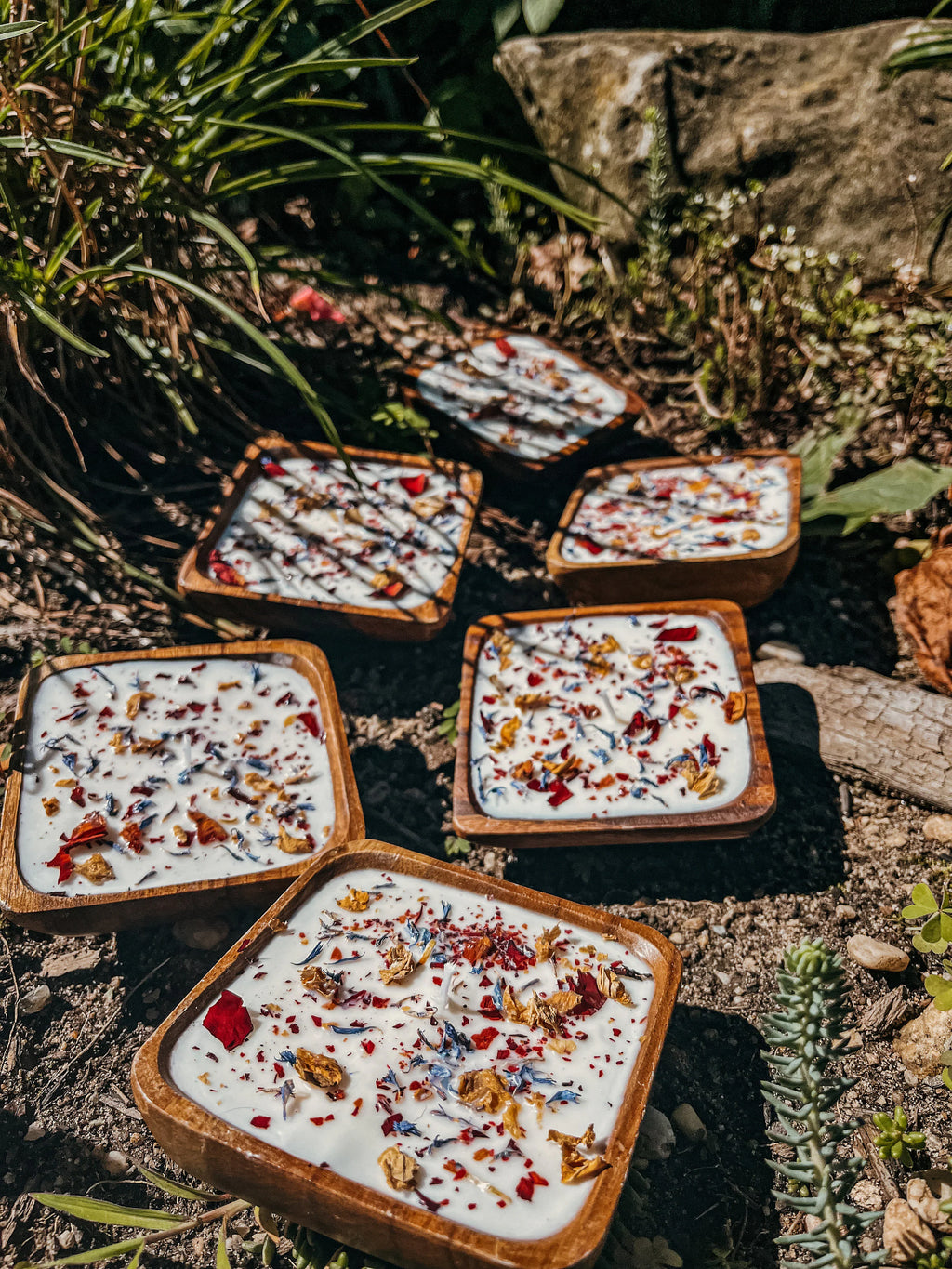 Floral Tea Light Candle