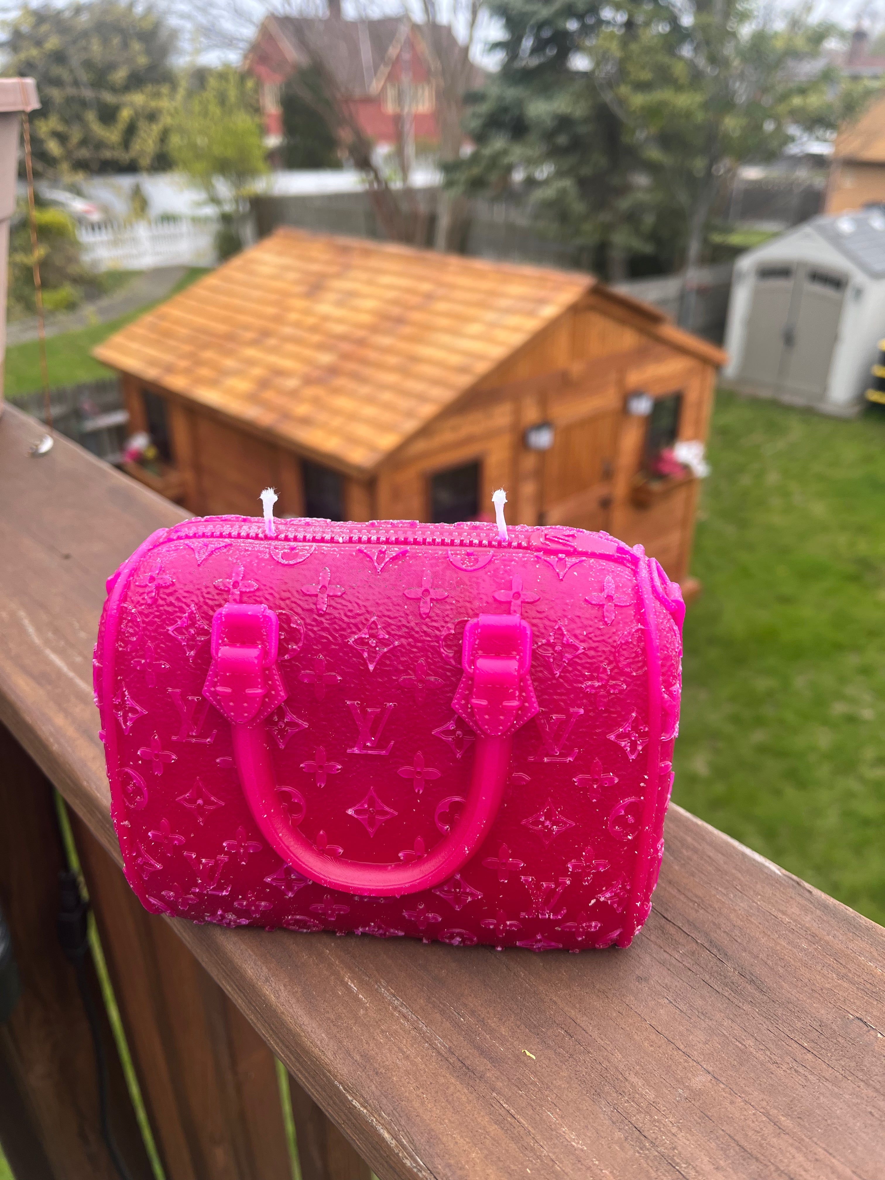 Gucci, LV, or Chanel Purse Candle