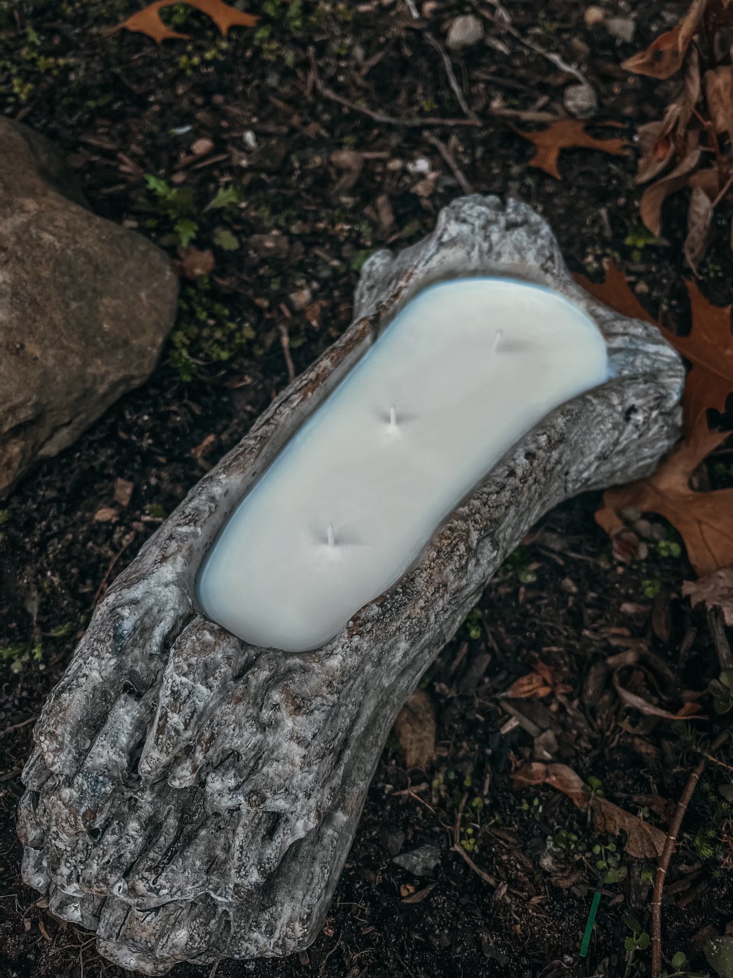 Driftwood Ceramic Candle