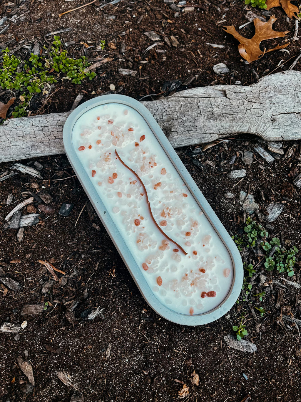 Long Woodwick Himalayan Salt Candle