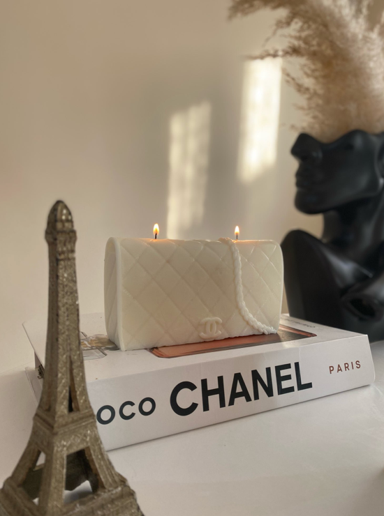 Gucci, LV, or Chanel Purse Candle